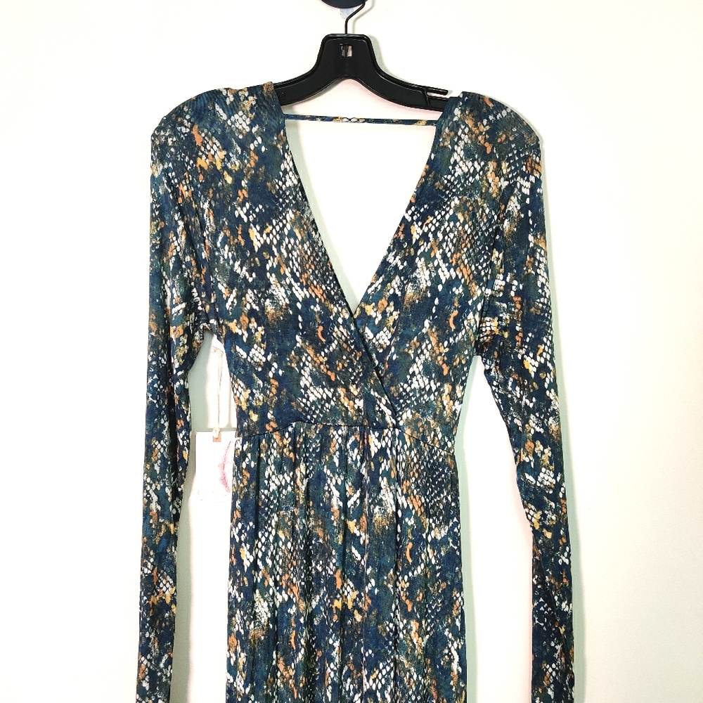 Jessica Simpson Snake Print Maternity Dress sz.S